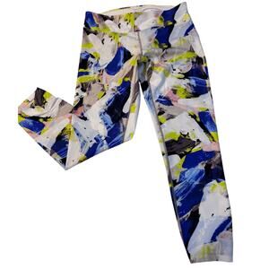 Ladies Calvin Klein Performance Athletic Leggings Pants 7/8 LARGE Rouched Leg